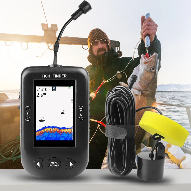 Fishing Depth Finder - جهاز إلكتروني محمول Erchang XF03 لتحديد