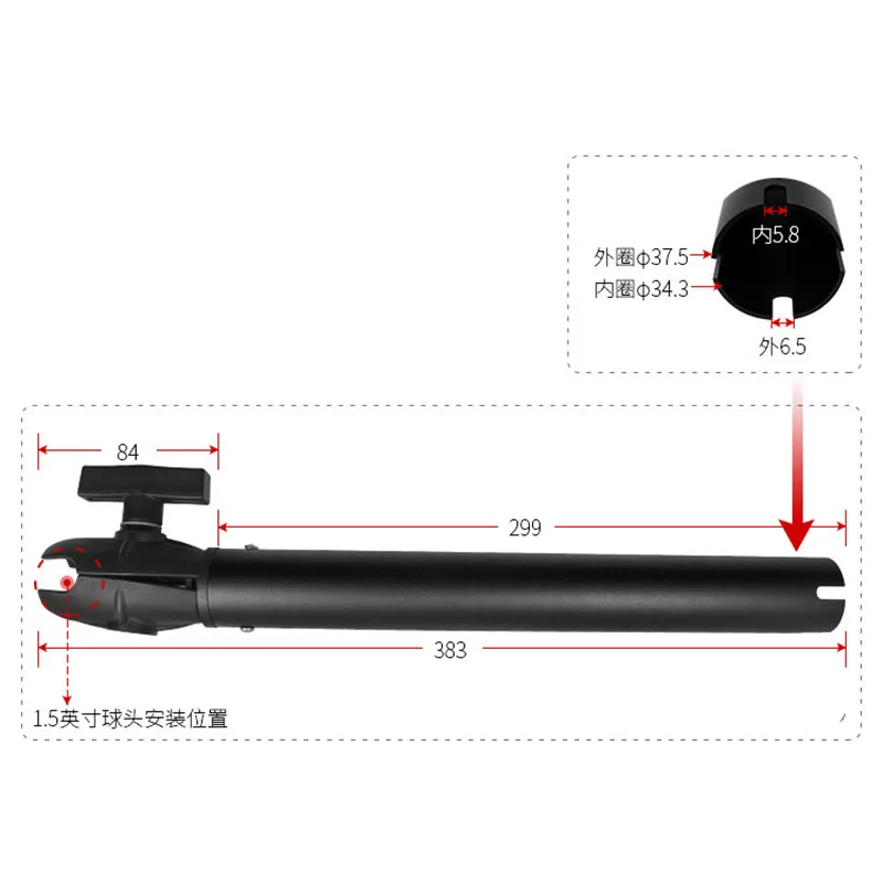 38 سنتيمتر أنبوب تمديد الألومن - مراجعة Fish Finder Mount وسعره