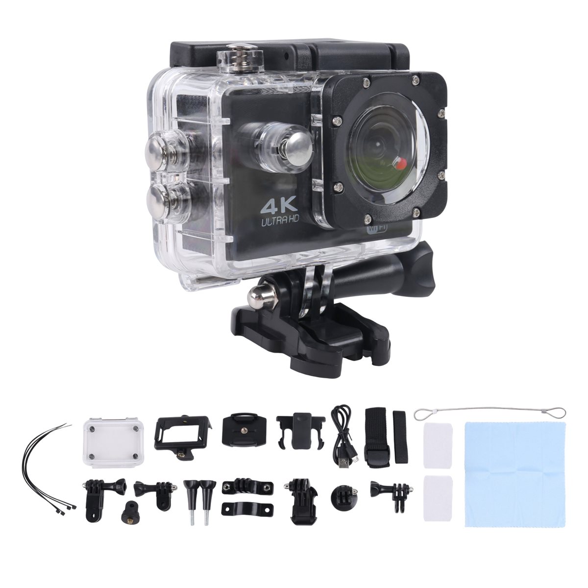 كاميرا أكشن N86R EK7000 بدقة 4 - مراجعة Underwater Camera وسعره